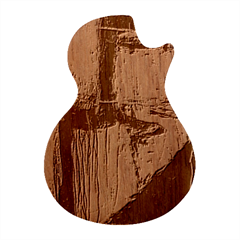 Abstract  Guitar Shape Wood Guitar Pick Holder Case And Picks Set