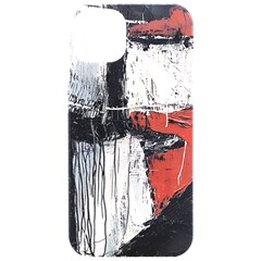 Abstract  Iphone 15 Pro Black Uv Print Pc Hardshell Case