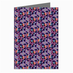 Trippy Cool Pattern Greeting Cards (pkg Of 8)