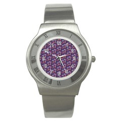 Trippy Cool Pattern Stainless Steel Watch