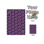 Trippy Cool Pattern Playing Cards 54 Designs (Mini) Front - SpadeA