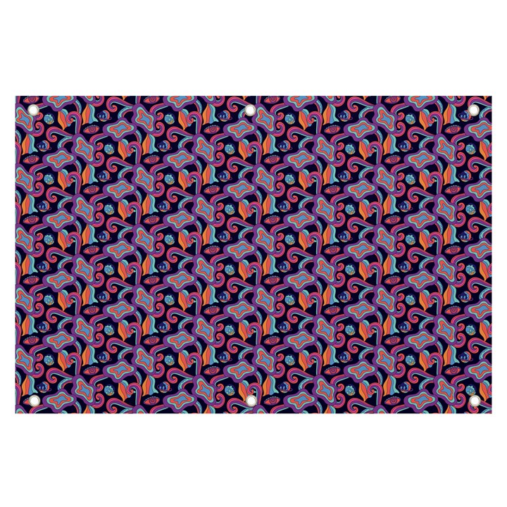 Trippy Cool Pattern Banner and Sign 6  x 4 