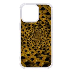 Spiral Symmetry Geometric Pattern Black Backgrond Iphone 13 Pro Tpu Uv Print Case