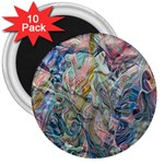 Abstract flows 3  Magnets (10 pack)  Front