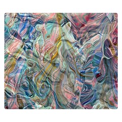 Abstract Flows Premium Plush Fleece Blanket (small)