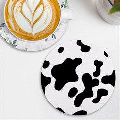 Cow Pattern Uv Print Round Tile Coaster