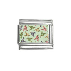 Berries Flowers Pattern Print Italian Charm (9mm)