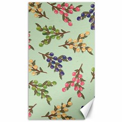 Berries Flowers Pattern Print Canvas 40  X 72 