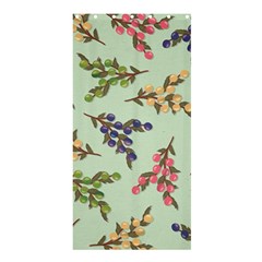 Berries Flowers Pattern Print Shower Curtain 36  X 72  (stall)  by Maspions