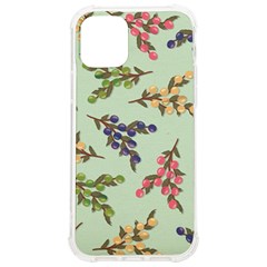 Berries Flowers Pattern Print Iphone 12/12 Pro Tpu Uv Print Case