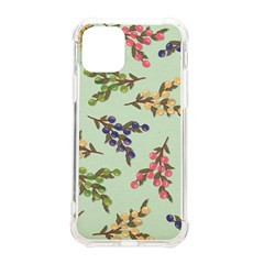 Berries Flowers Pattern Print Iphone 11 Pro 5 8 Inch Tpu Uv Print Case by Maspions