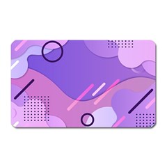 Colorful Labstract Wallpaper Theme Magnet (rectangular)