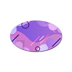 Colorful Labstract Wallpaper Theme Sticker Oval (10 Pack) by Apen