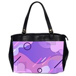 Colorful Labstract Wallpaper Theme Oversize Office Handbag (2 Sides) Front