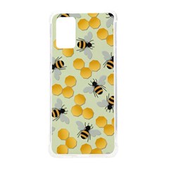 Bees Pattern Honey Bee Bug Honeycomb Honey Beehive Samsung Galaxy S20 Plus 6.7 Inch TPU UV Case