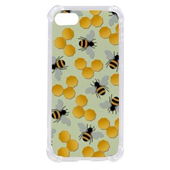 Bees Pattern Honey Bee Bug Honeycomb Honey Beehive Iphone Se by Bedest