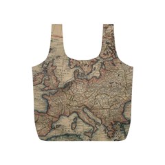 Old Vintage Classic Map Of Europe Full Print Recycle Bag (s)
