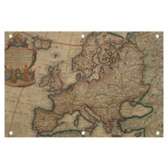 Old Vintage Classic Map Of Europe Banner And Sign 6  X 4 