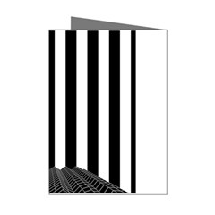 Stripes Geometric Pattern Digital Art Art Abstract Abstract Art Mini Greeting Cards (pkg Of 8)