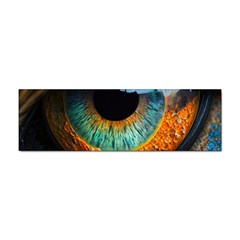 Eye Bird Feathers Vibrant Sticker (bumper)