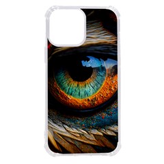 Eye Bird Feathers Vibrant Iphone 13 Pro Max Tpu Uv Print Case