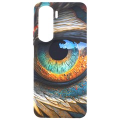 Eye Bird Feathers Vibrant Samsung Galaxy S24 Plus 6 7 Inch Black Tpu Uv Case