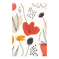 Floral Leaf Shower Curtain 48  X 72  (small)  by Ndabl3x