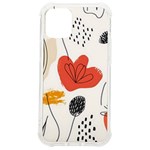 Floral Leaf iPhone 12 mini TPU UV Print Case	 Front