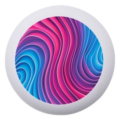 Spiral Swirl Pattern Light Circle Dento Box With Mirror