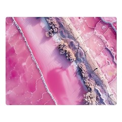 Texture Pink Pattern Paper Grunge Premium Plush Fleece Blanket (large)