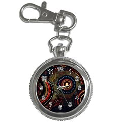 Abstract Geometric Pattern Key Chain Watches