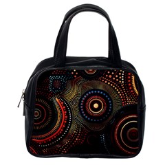 Abstract Geometric Pattern Classic Handbag (one Side)