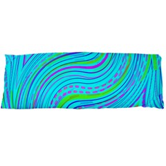 Pattern Swirl Pink Green Aqua Body Pillow Case Dakimakura (two Sides)