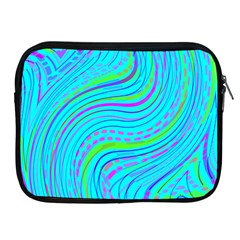 Pattern Swirl Pink Green Aqua Apple Ipad 2/3/4 Zipper Cases