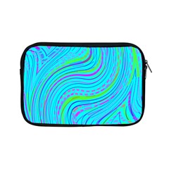 Pattern Swirl Pink Green Aqua Apple Ipad Mini Zipper Cases by Ndabl3x