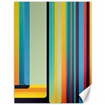 Colorful Rainbow Striped Pattern Stripes Background Canvas 36  x 48  35.26 x46.15  Canvas - 1