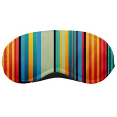 Colorful Rainbow Striped Pattern Stripes Background Sleep Mask