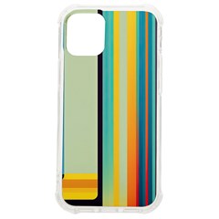 Colorful Rainbow Striped Pattern Stripes Background Iphone 12 Mini Tpu Uv Print Case	 by Ket1n9