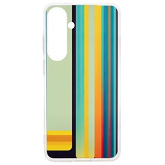 Colorful Rainbow Striped Pattern Stripes Background Samsung Galaxy S24 Ultra 6 9 Inch Tpu Uv Case by Ket1n9