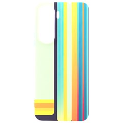 Colorful Rainbow Striped Pattern Stripes Background Samsung Galaxy S24 Plus 6.7 Inch Black TPU UV Case