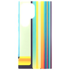 Colorful Rainbow Striped Pattern Stripes Background Samsung Galaxy S24 Ultra 6 9 Inch Black Tpu Uv Case