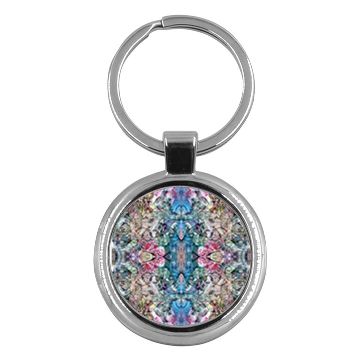 Turquoise arabesque Key Chain (Round)