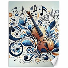 Cello Canvas 18  X 24  by RiverRootz