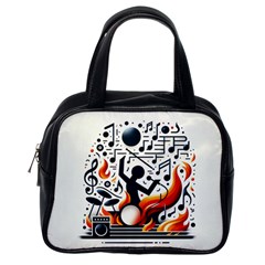 Abstract Drummer Classic Handbag (one Side)