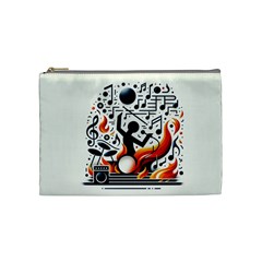 Abstract Drummer Cosmetic Bag (medium)