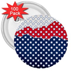 Illustrations Stars 3  Buttons (100 Pack) 