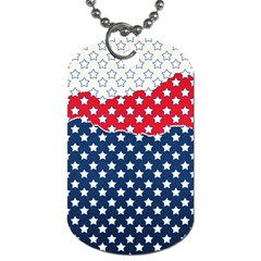 Illustrations Stars Dog Tag (one Side)