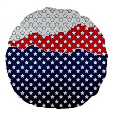 Illustrations Stars Large 18  Premium Flano Round Cushions