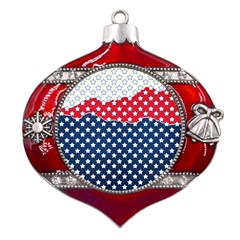 Illustrations Stars Metal Snowflake And Bell Red Ornament