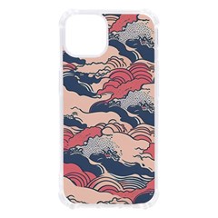 Waves Ocean Sea Water Pattern Rough Seas Digital Art Nature Nautical Iphone 13 Tpu Uv Print Case by Bedest